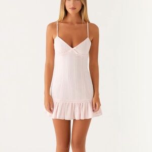 PepperMayo Found You Pink Mini Dress (XS)